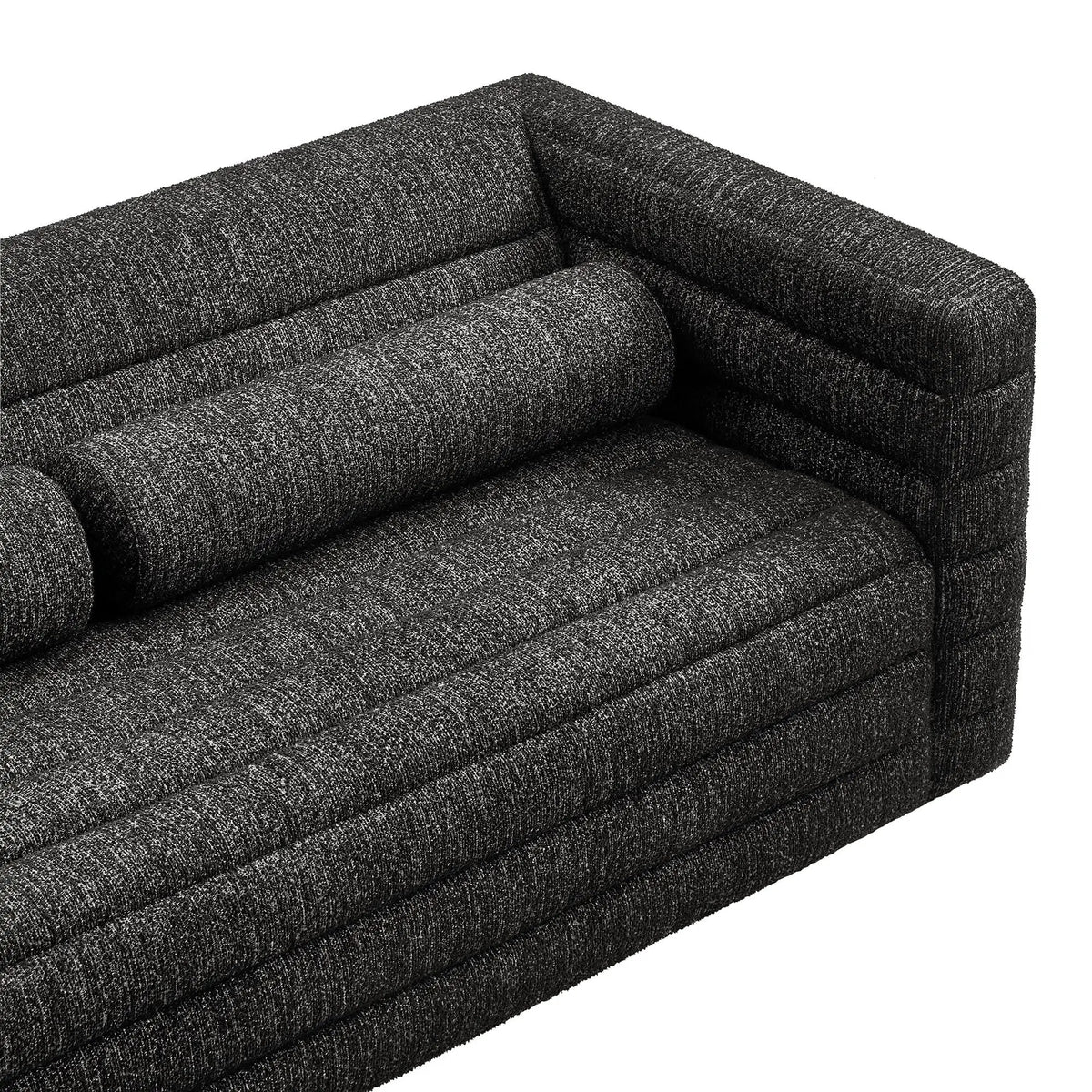 Relle Channel Tufted Boucle Upholstered Sofa by Modway by HouseOfZazla