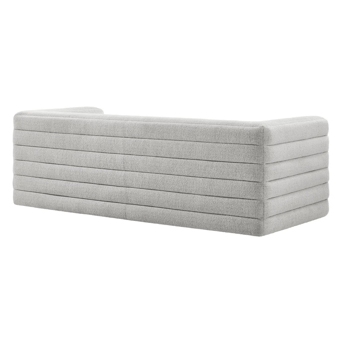 Relle Channel Tufted Boucle Upholstered Sofa by Modway by HouseOfZazla