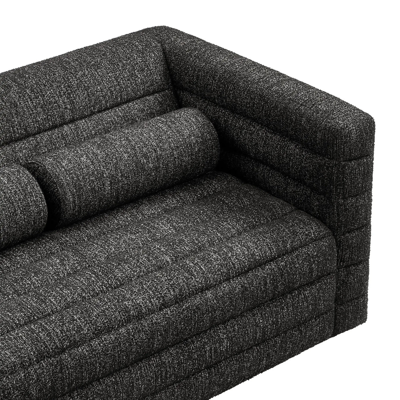 Relle Channel Tufted Boucle Upholstered Loveseat by Modway by HouseOfZazla