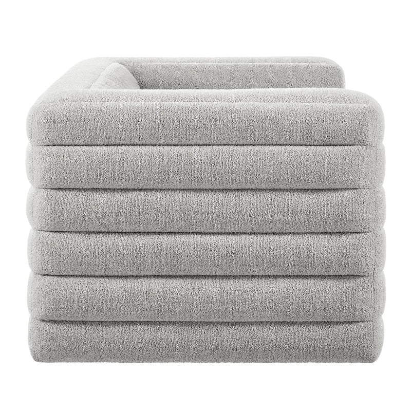 Relle Channel Tufted Boucle Upholstered Loveseat by Modway by HouseOfZazla
