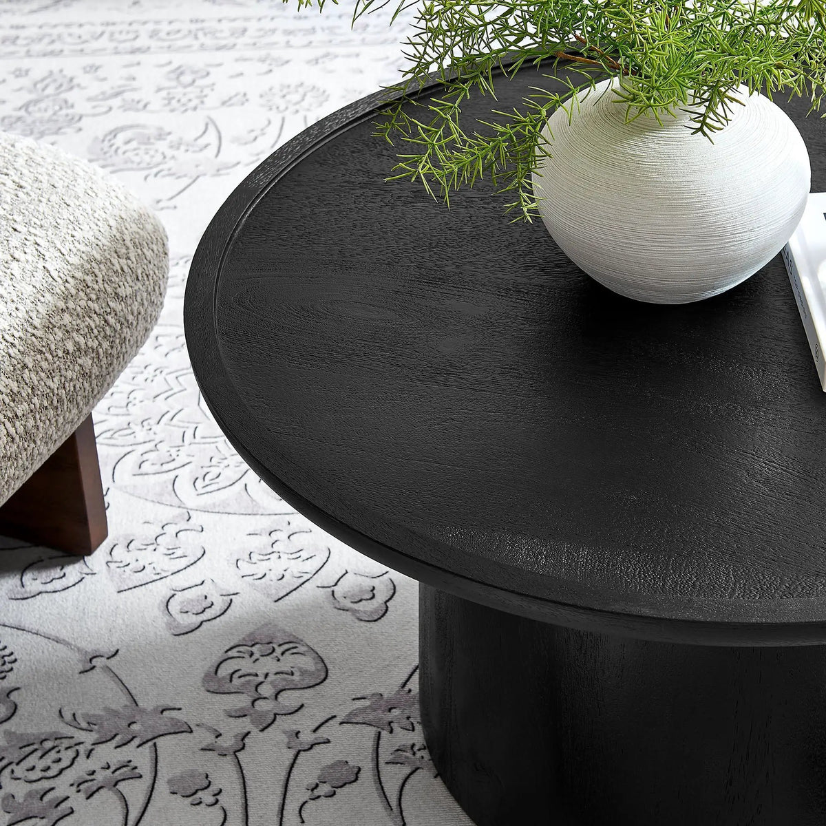 Holloway 30" Round Mango Wood Coffee Table by Modway by HouseOfZazla