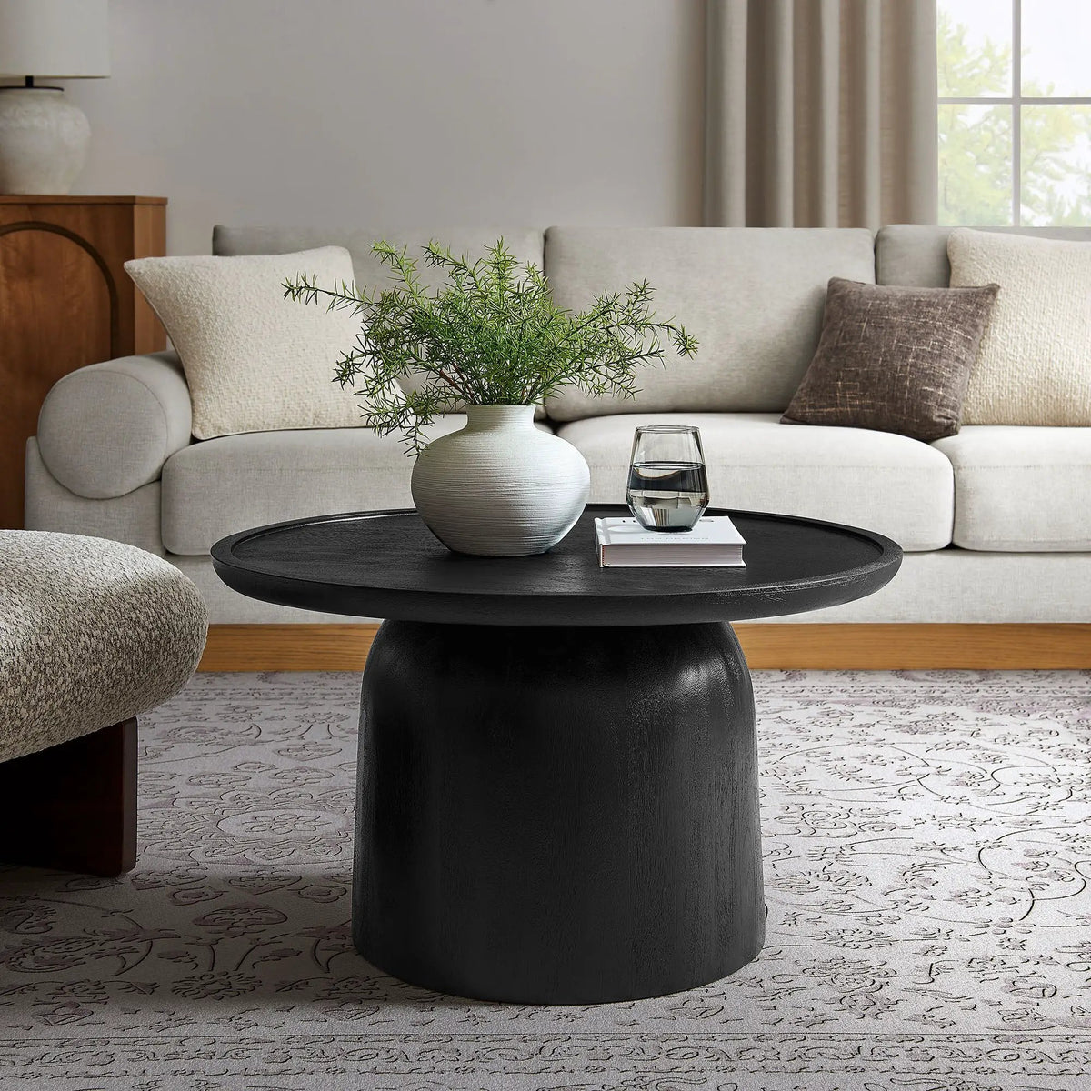 Holloway 30" Round Mango Wood Coffee Table by Modway by HouseOfZazla