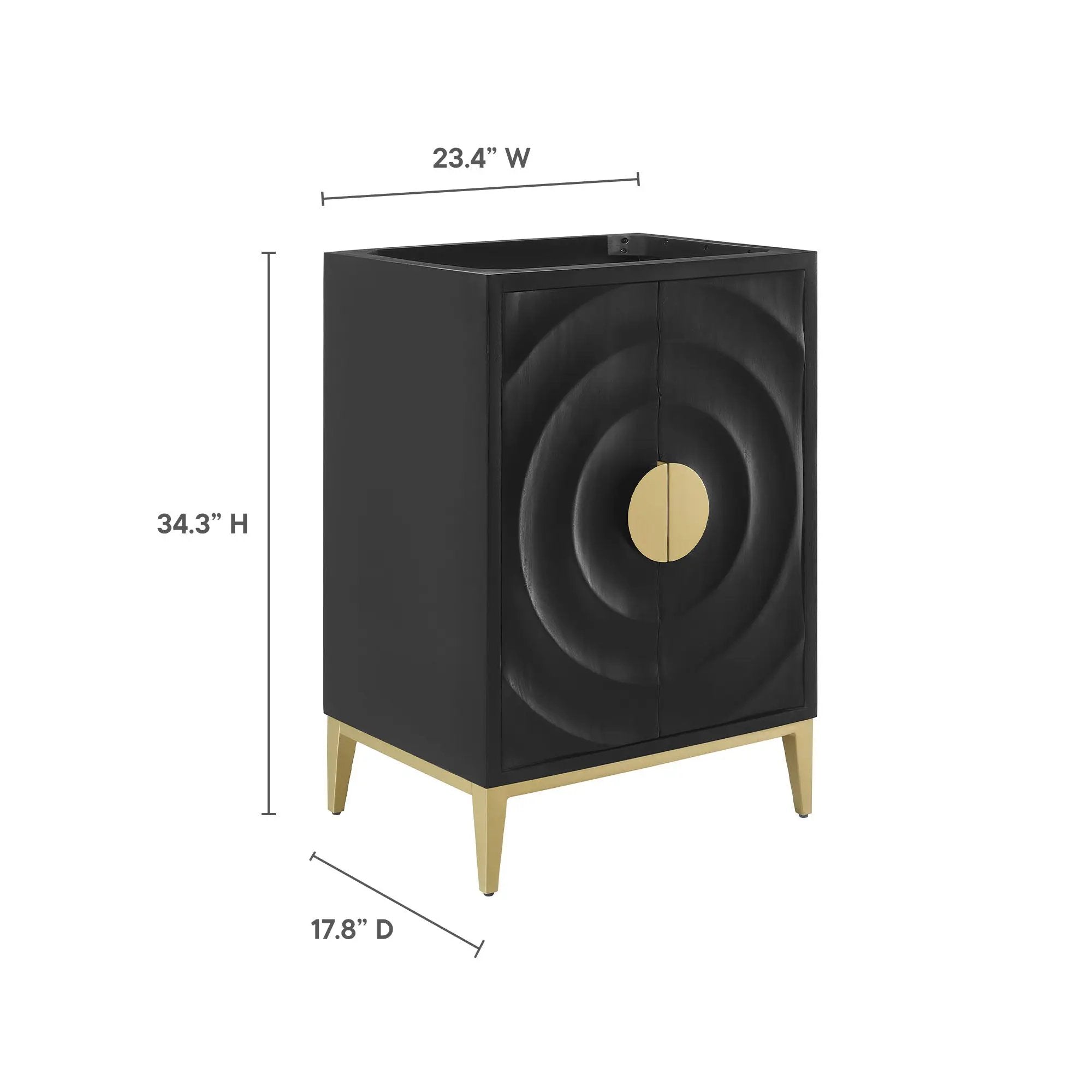 Beau 24" Bathroom Vanity Cabinet by HouseOfZazla