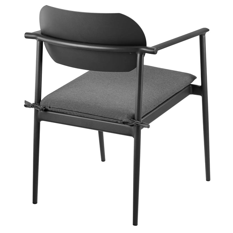 Aeris Stackable Outdoor Patio Aluminum Dining Armchair Set of 2 by Modway by HouseOfZazla