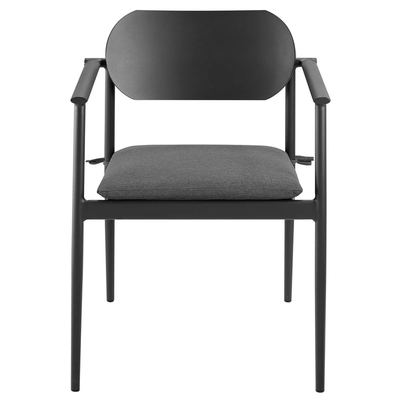 Aeris Stackable Outdoor Patio Aluminum Dining Armchair Set of 2 by Modway by HouseOfZazla