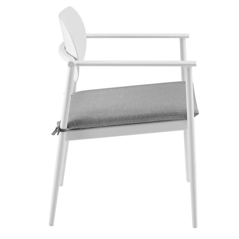 Aeris Stackable Outdoor Patio Aluminum Dining Armchair Set of 2 by Modway by HouseOfZazla