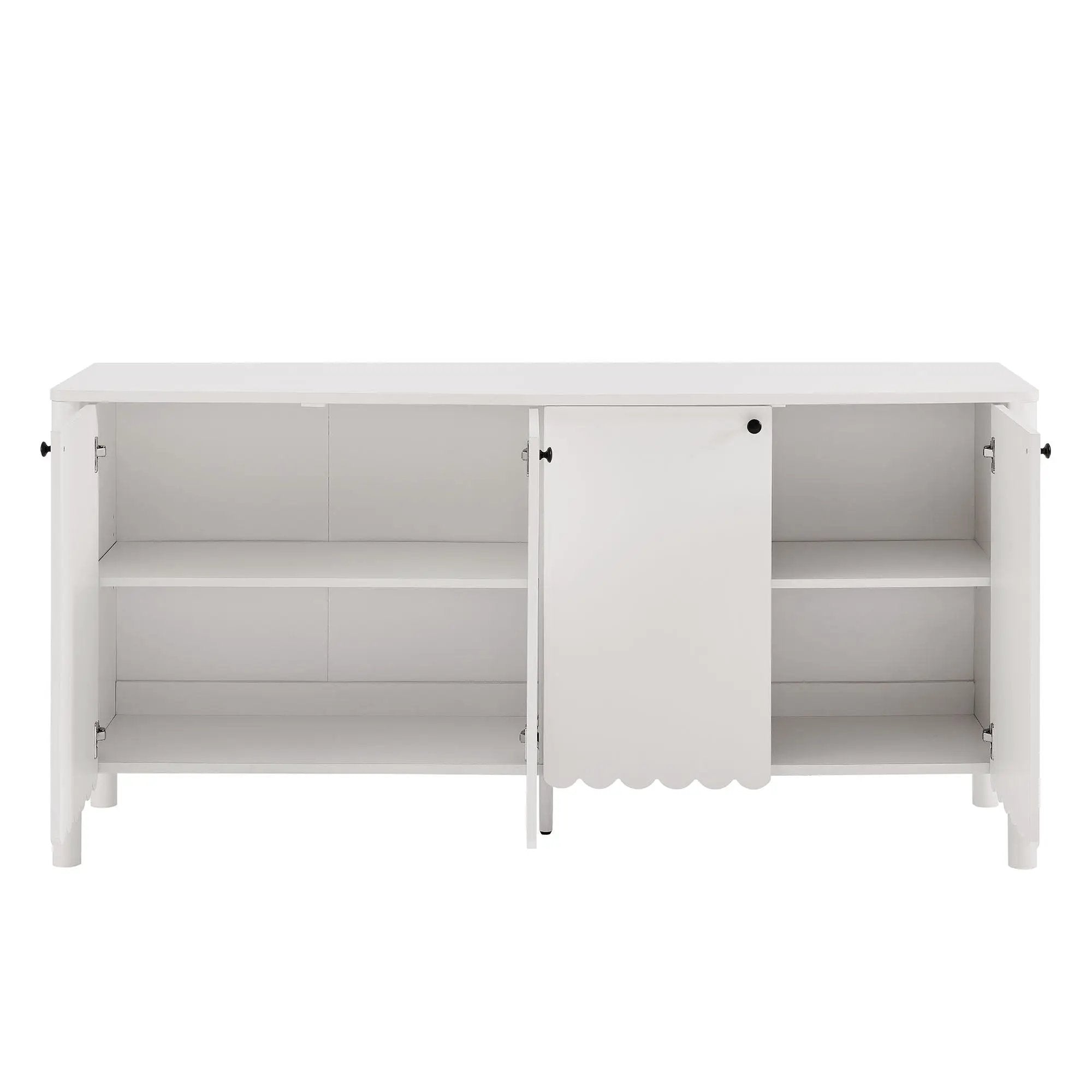 Emmeline 66" 4-Door Scalloped Sideboard Cabinet by Modway by HouseOfZazla