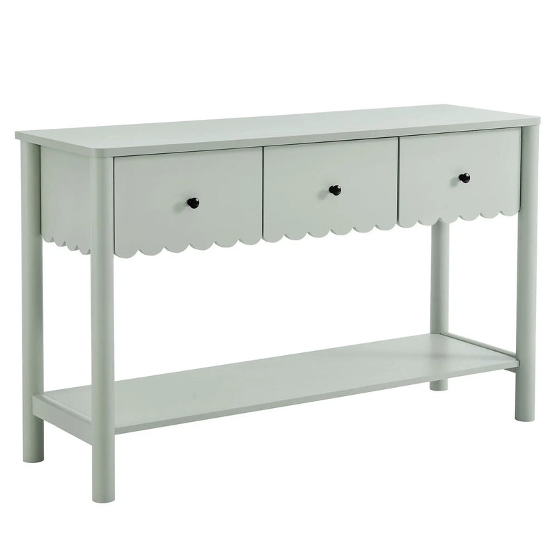 Emmeline 3-Drawer Scalloped Console Table by Modway by HouseOfZazla