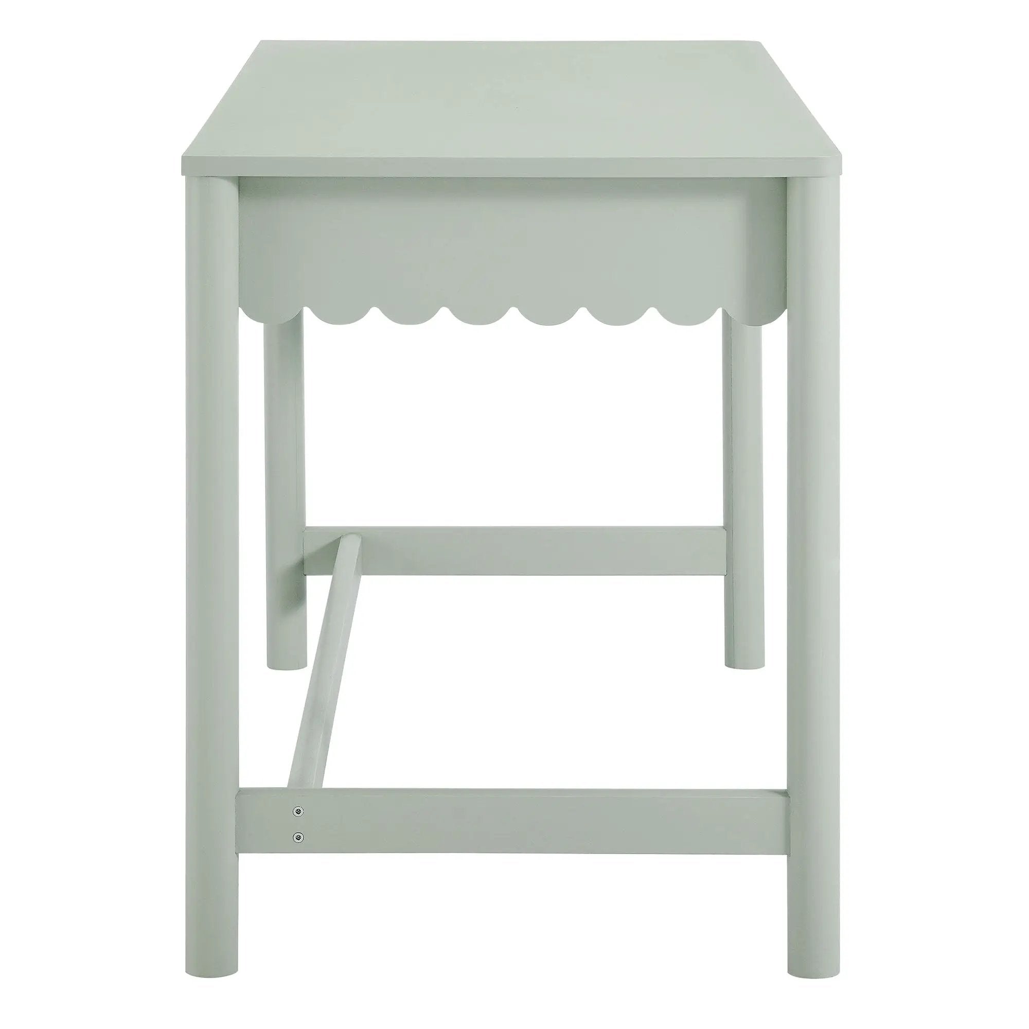 Emmeline 1-Drawer Scallop Writing Desk by Modway by HouseOfZazla