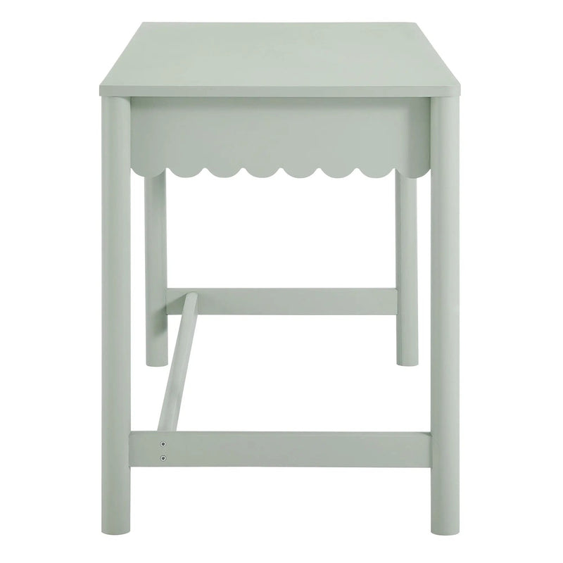 Emmeline 1-Drawer Scallop Writing Desk by Modway by HouseOfZazla