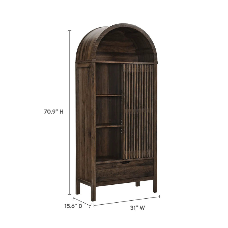 Vaughn 71" Arched Storage Display Cabinet by Modway by HouseOfZazla