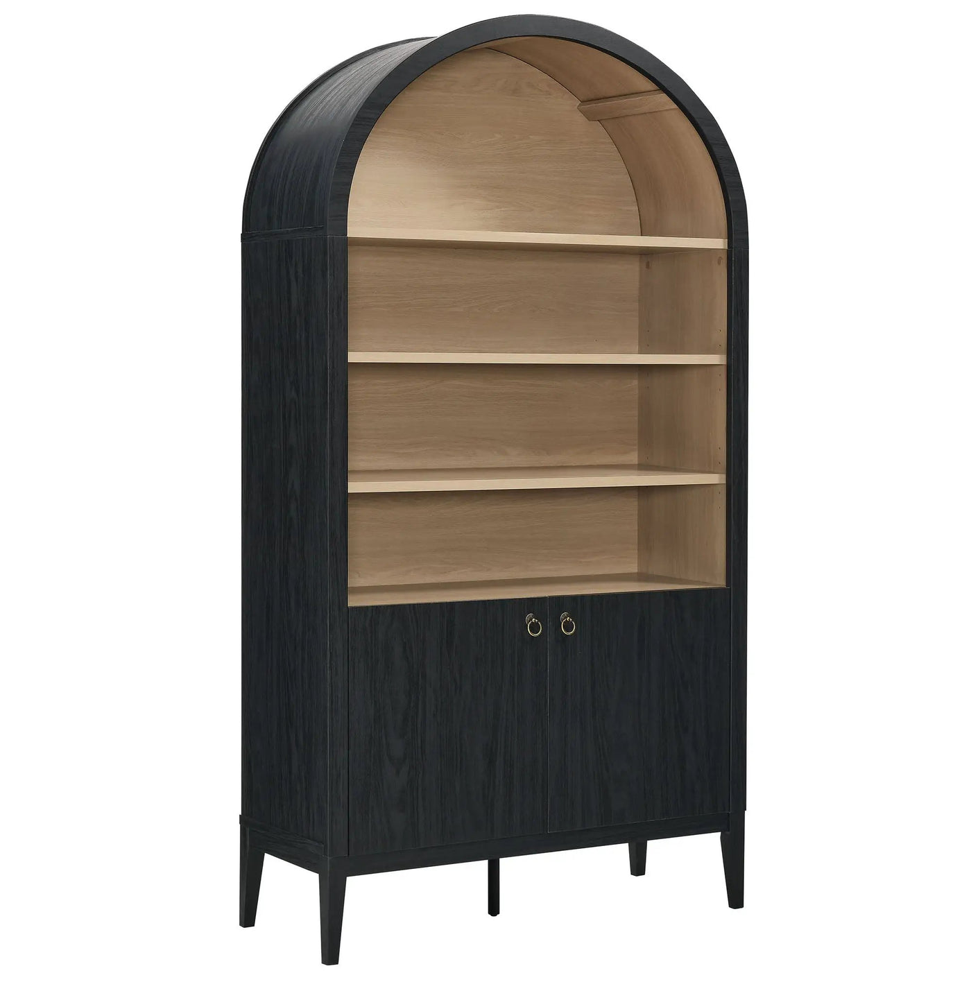 Nolan 74" Tall Wide Arched Storage Display Cabinet Bookshelf by Modway by HouseOfZazla