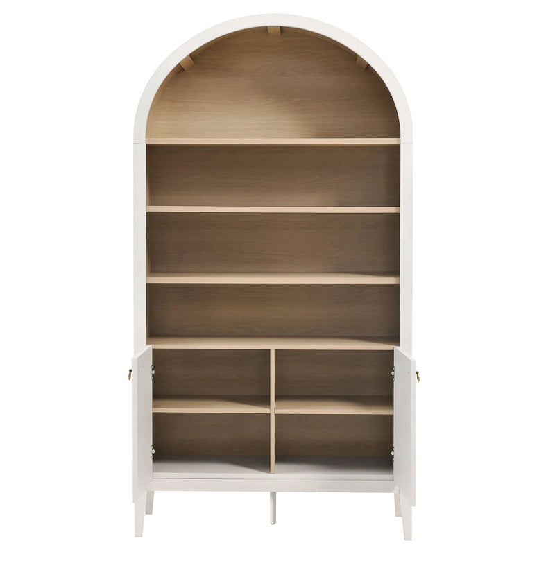 Nolan 74" Tall Wide Arched Storage Display Cabinet Bookshelf by Modway by HouseOfZazla