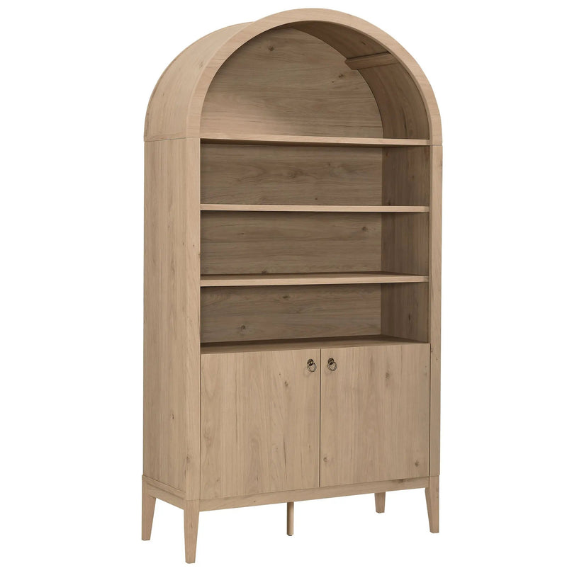 Nolan 74" Tall Wide Arched Storage Display Cabinet Bookshelf by Modway by HouseOfZazla