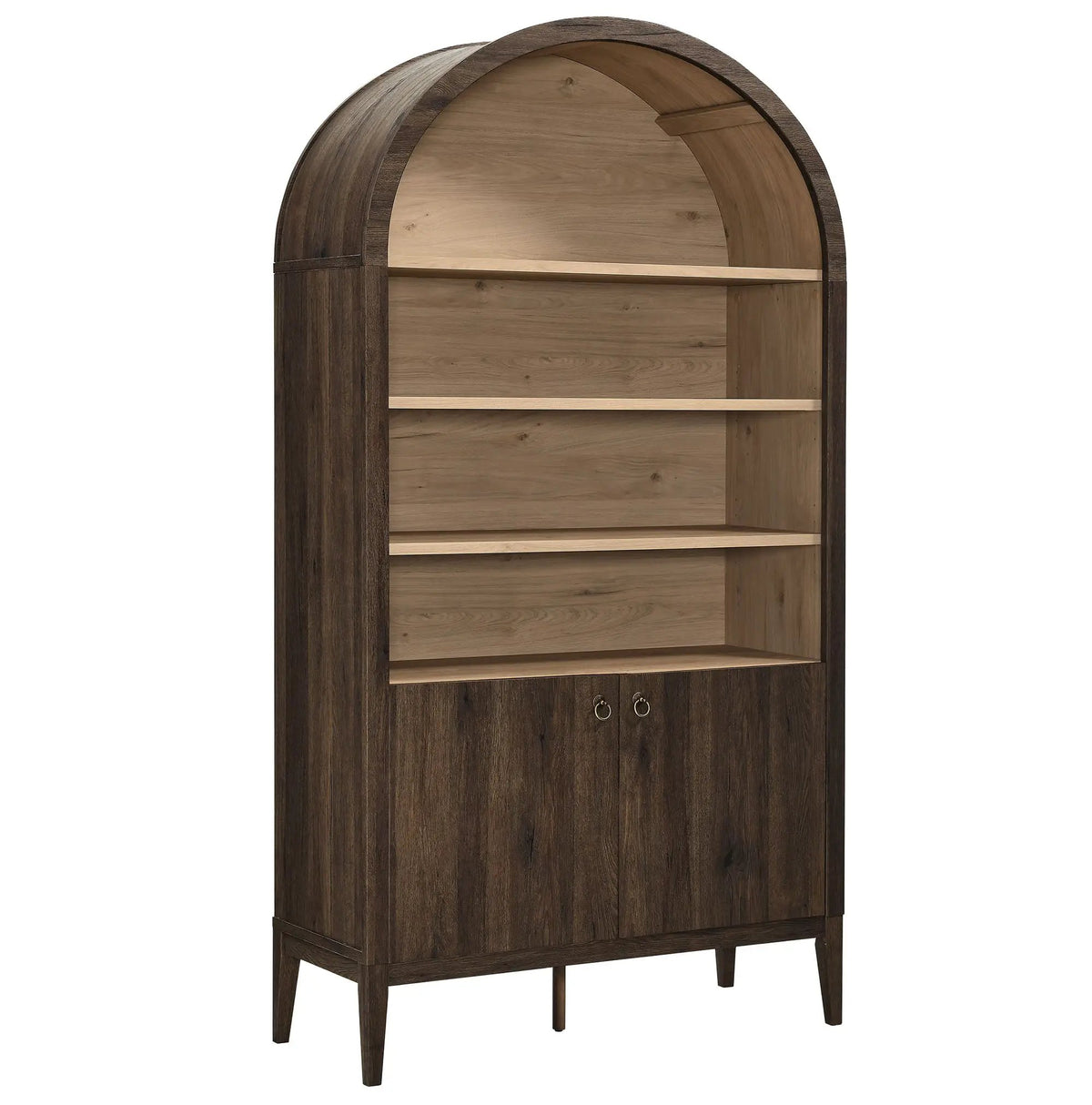 Nolan 74" Tall Wide Arched Storage Display Cabinet Bookshelf by Modway by HouseOfZazla