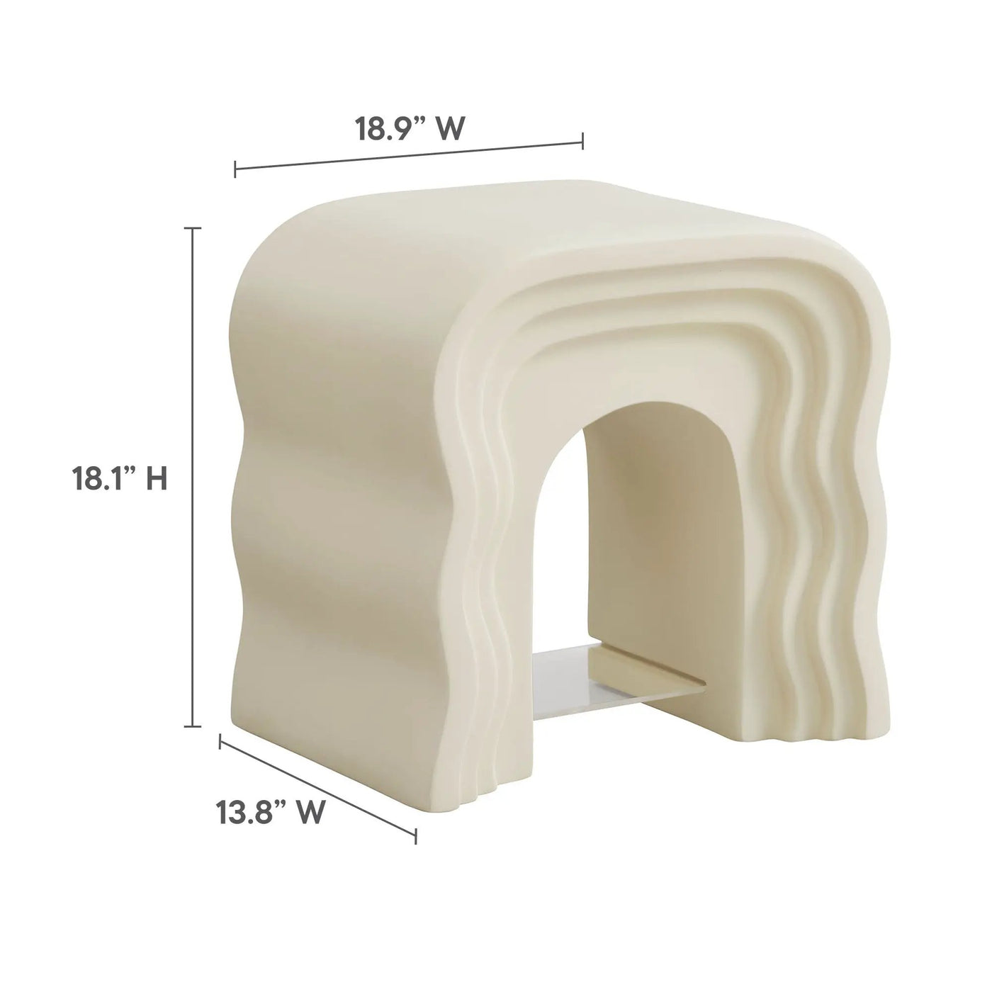 Jorin Squiggle Side Table by Modway by HouseOfZazla