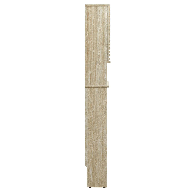 Render Over the Toilet Faux Travertine Bathroom Storage Cabinet by Modway by HouseOfZazla