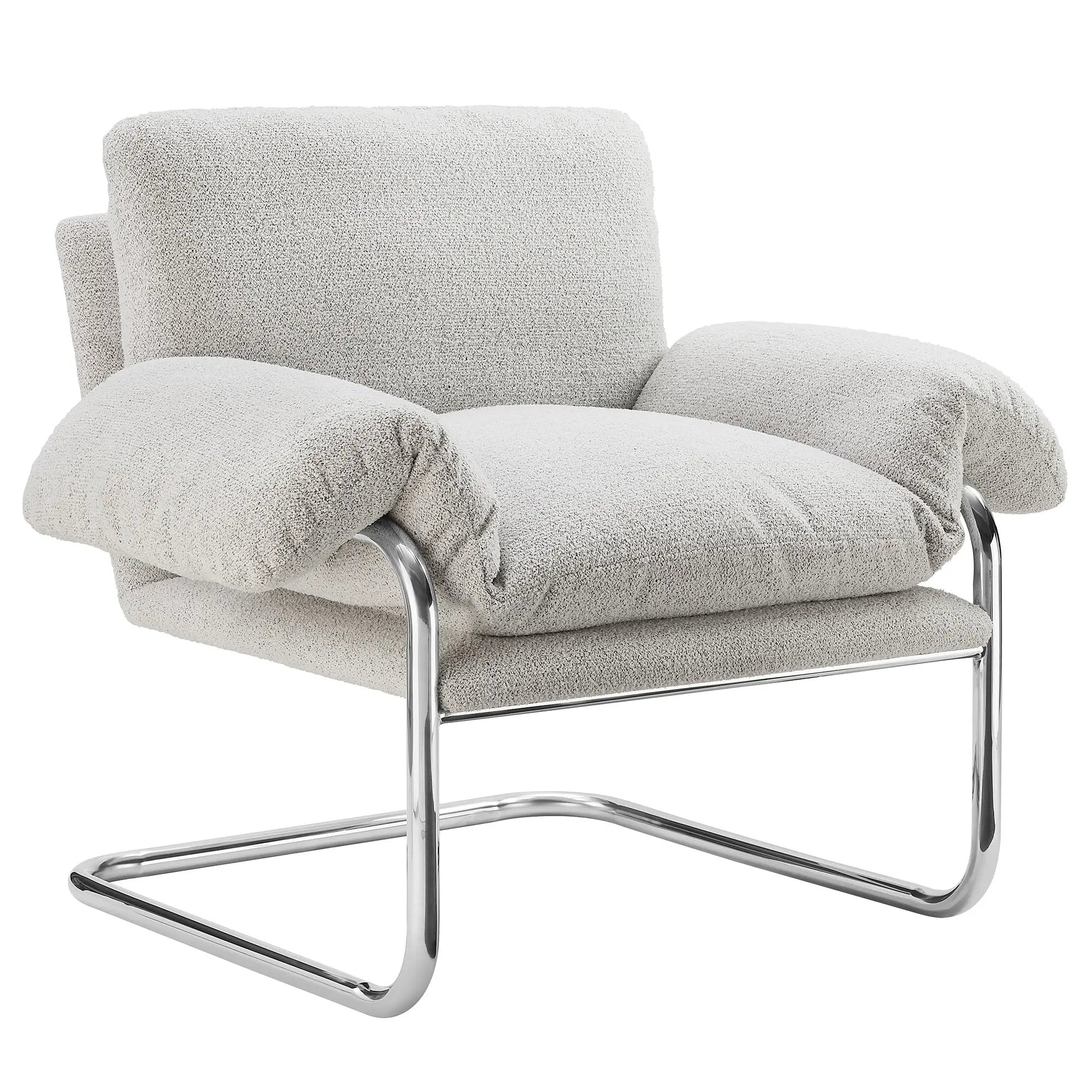 Ansel Boucle Fabric Accent Chair by Modway by HouseOfZazla
