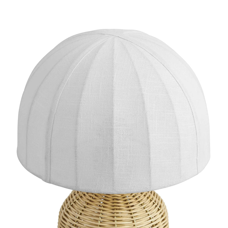Santo Rattan Table Lamp with Dome Shade by Modway by HouseOfZazla