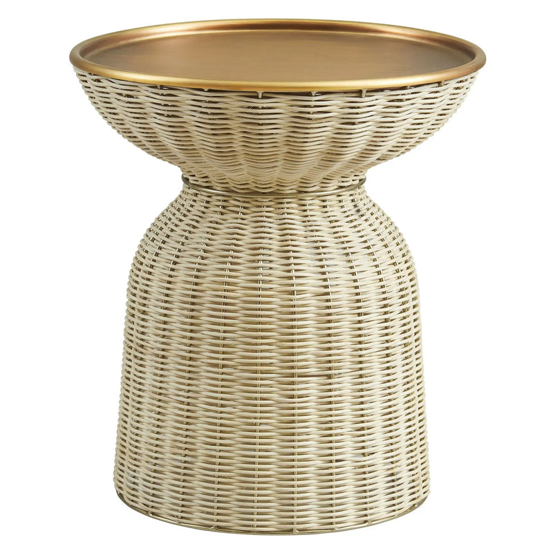Lazaro Round Rattan Side Table by Modway by HouseOfZazla