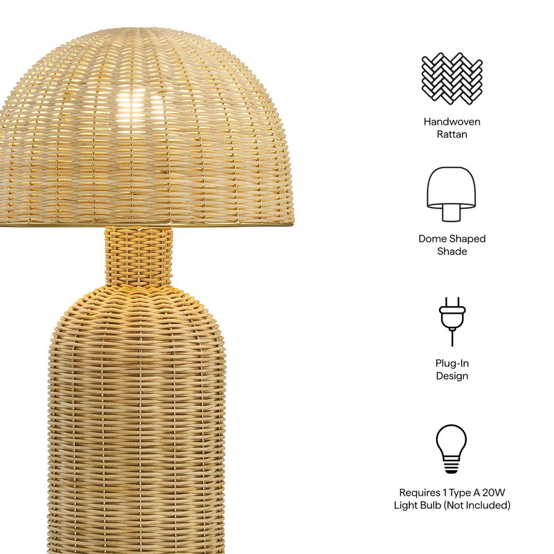 Briar Rattan Table Lamp by Modway by HouseOfZazla