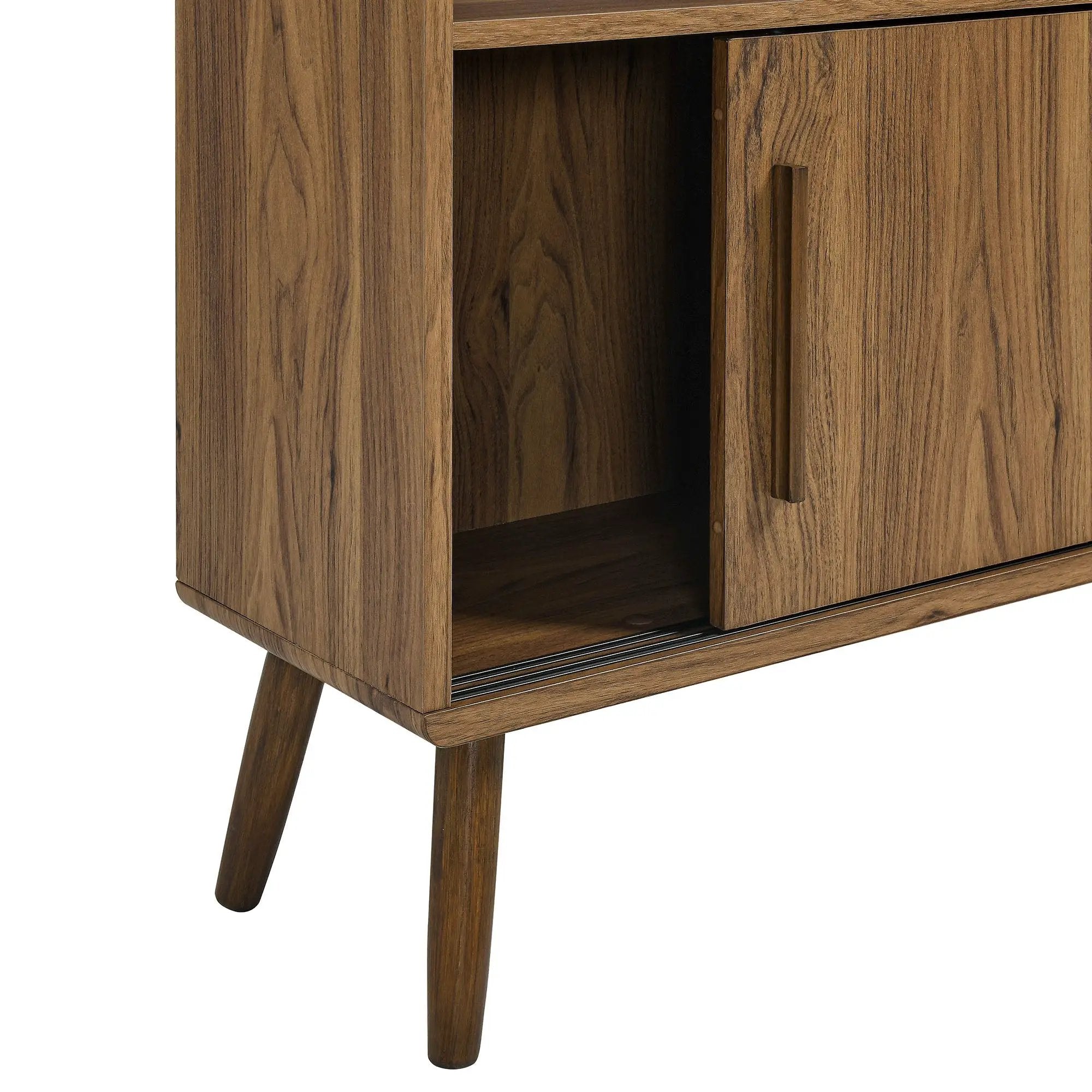 Transmit 45" Four-Tier Bookcase with Sliding Doors by HouseOfZazla