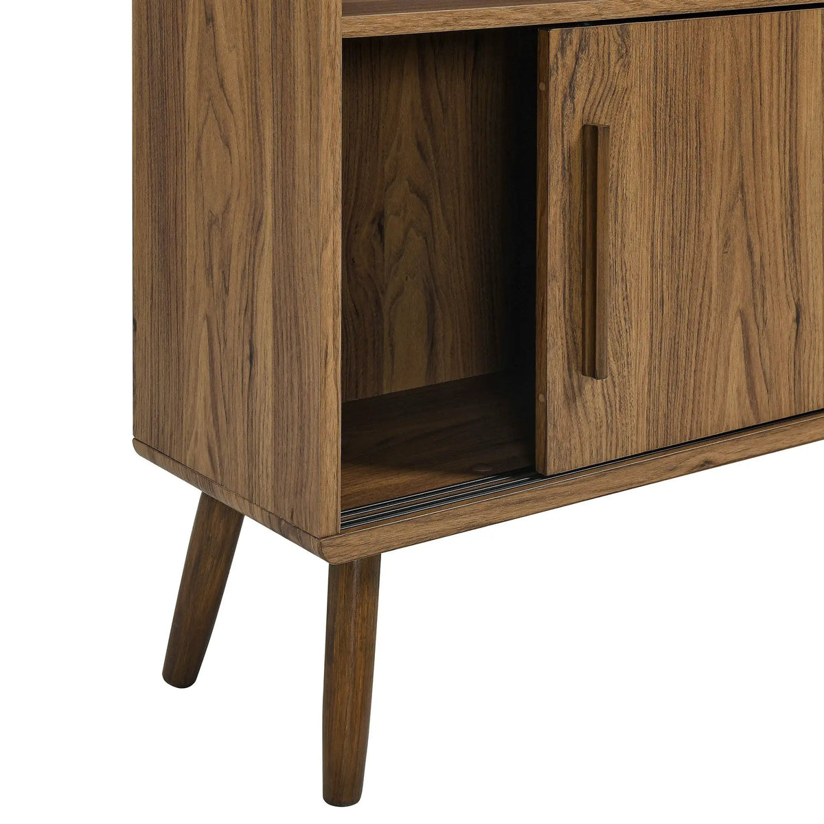 Transmit 59" Bookcase with Sliding Doors by Modway by HouseOfZazla