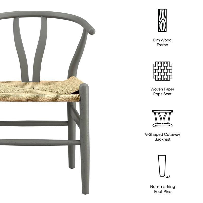 Amish 29" Wood Dining Chair by Modway by HouseOfZazla