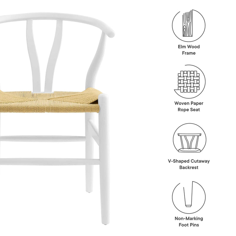 Amish 29" Wood Dining Chair by Modway by HouseOfZazla