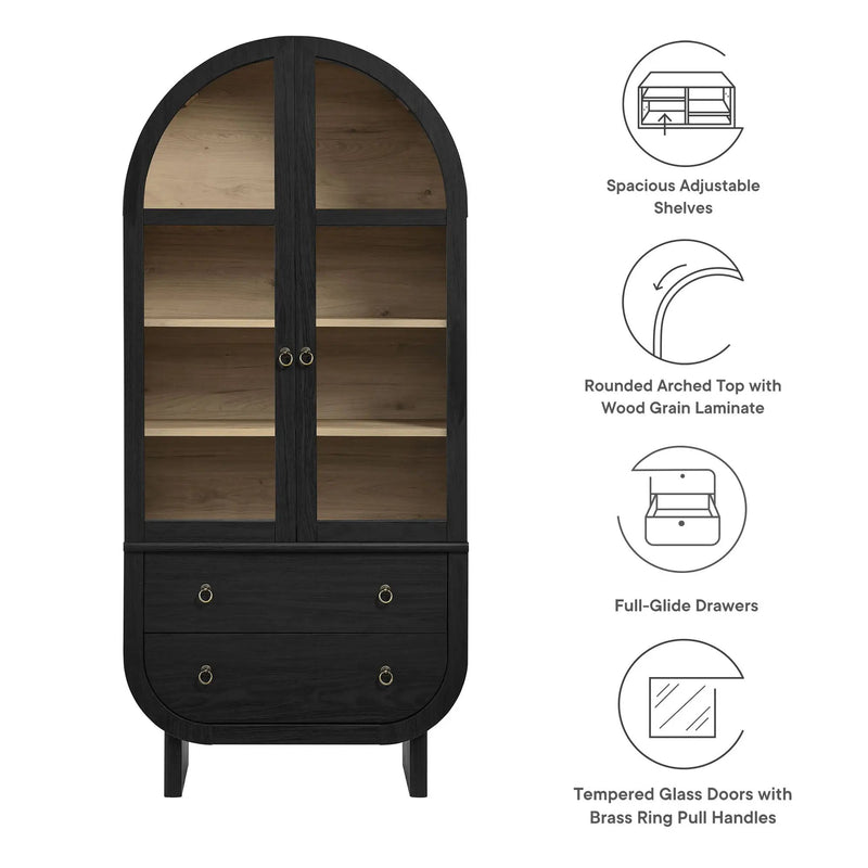 Nyx Arched Display Cabinet by Modway by HouseOfZazla