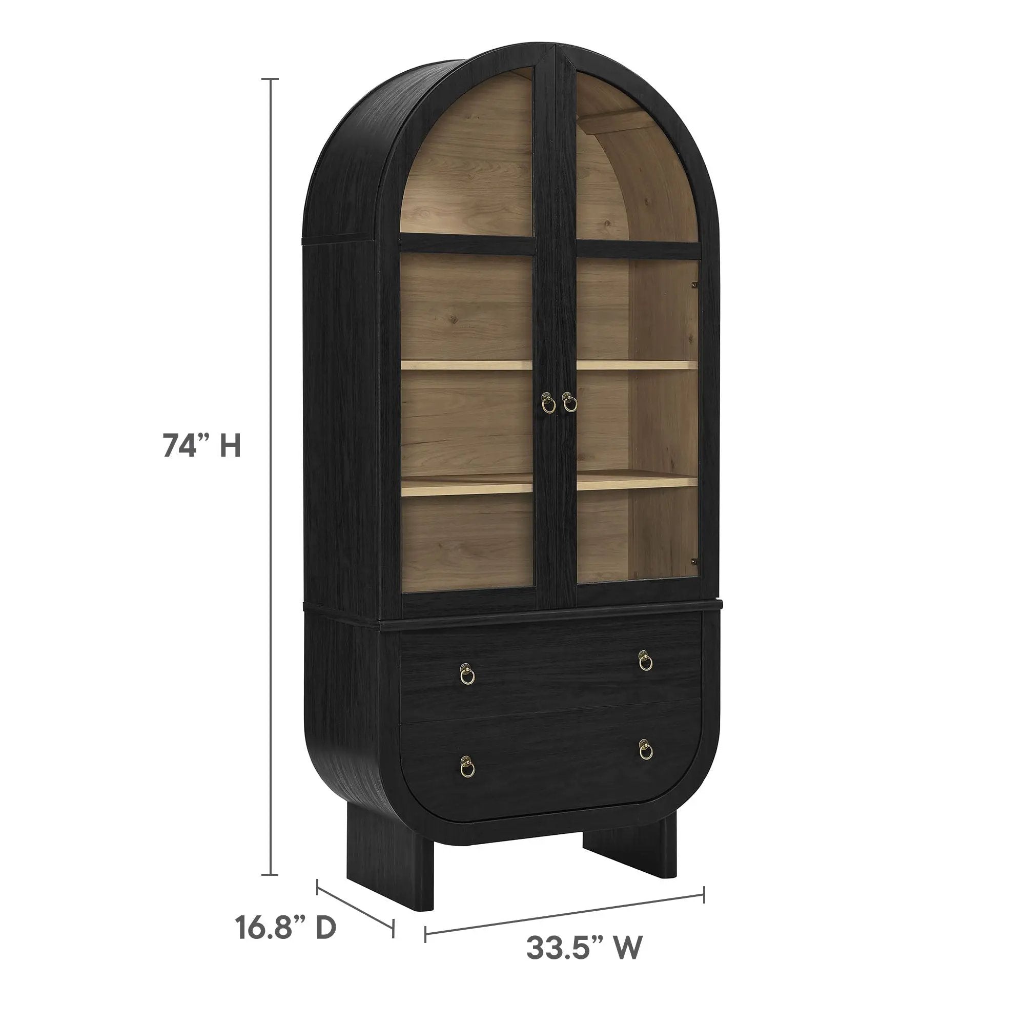 Nyx Arched Display Cabinet by Modway by HouseOfZazla