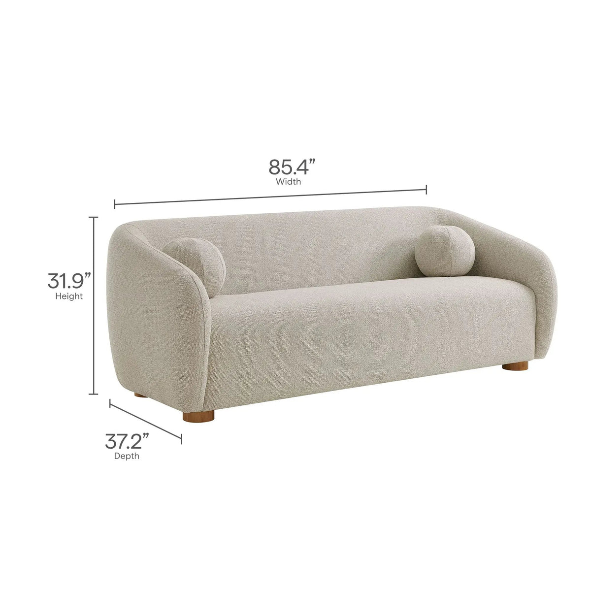 Holland 85" Chenille Fabric Sofa by Modway by HouseOfZazla