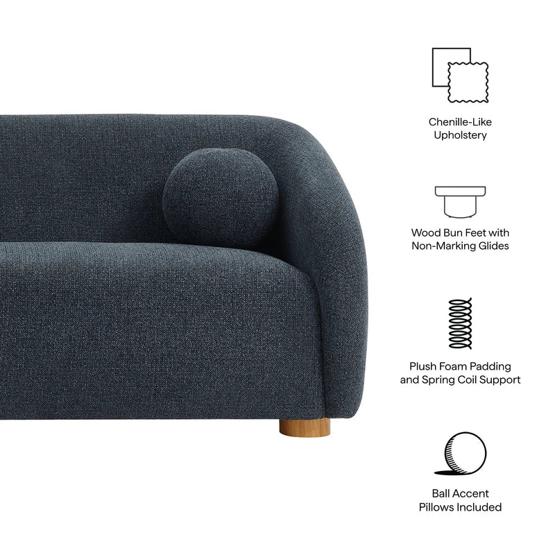 Holland 85" Chenille Fabric Sofa by Modway by HouseOfZazla