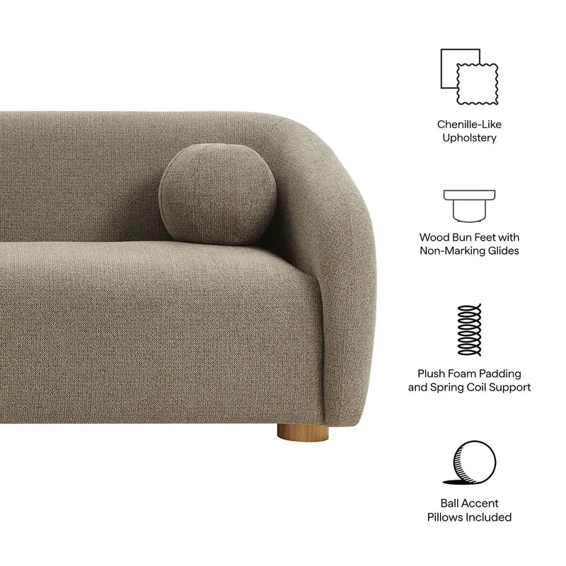 Holland 85" Chenille Fabric Sofa by Modway by HouseOfZazla