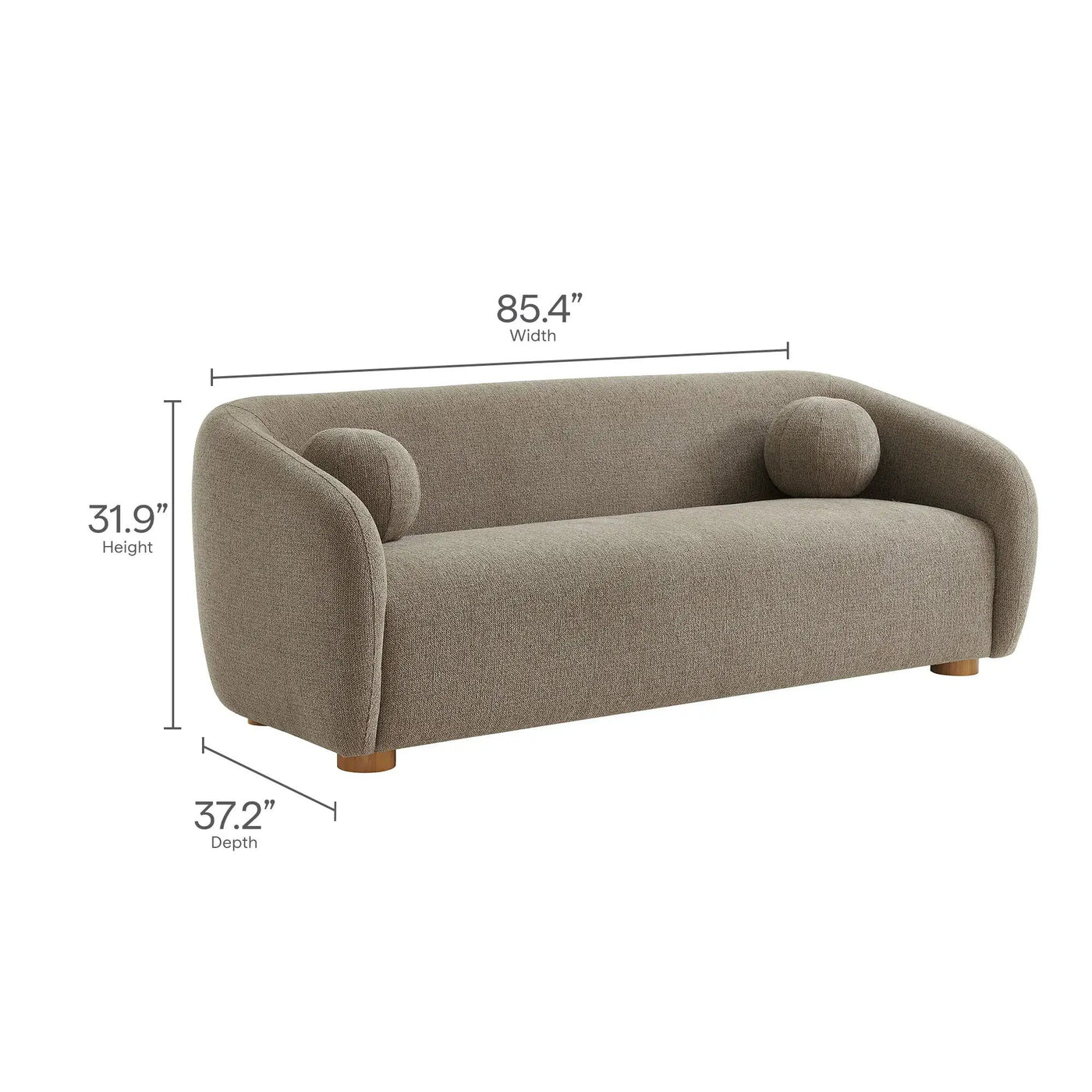 Holland 85" Chenille Fabric Sofa by Modway by HouseOfZazla