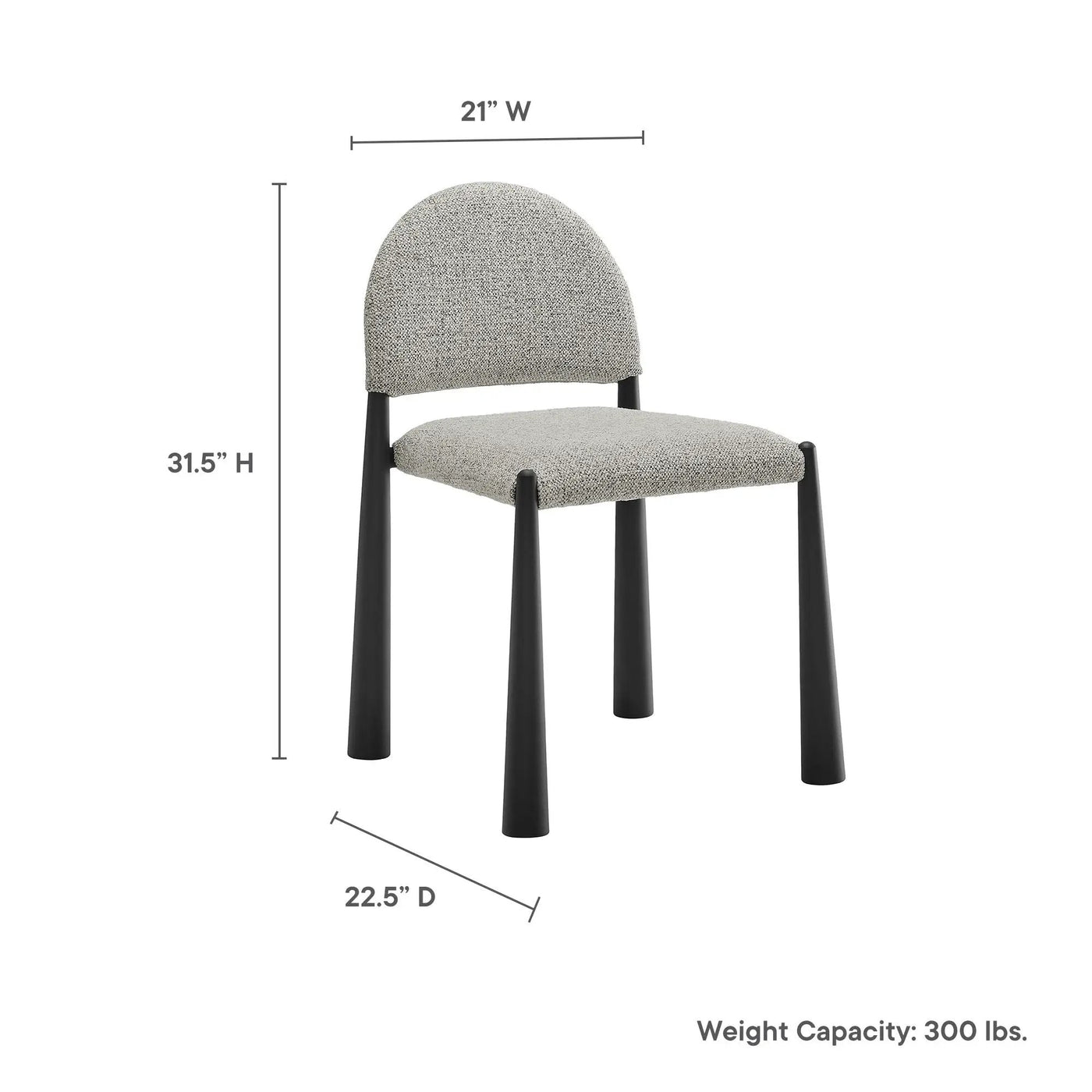 Hayley Upholstered Fabric Dining Side Chair by Modway by HouseOfZazla