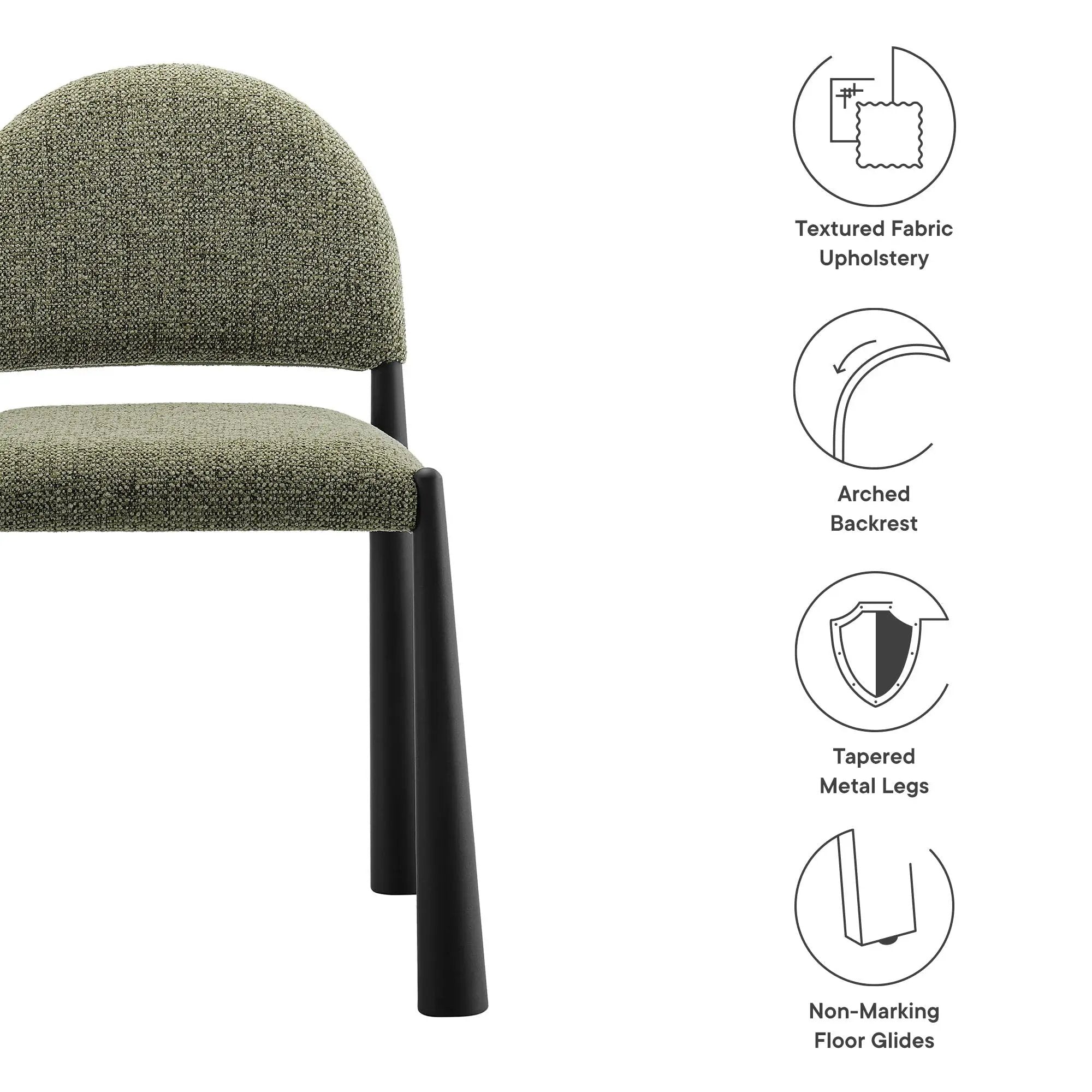 Hayley Upholstered Fabric Dining Side Chair by Modway by HouseOfZazla