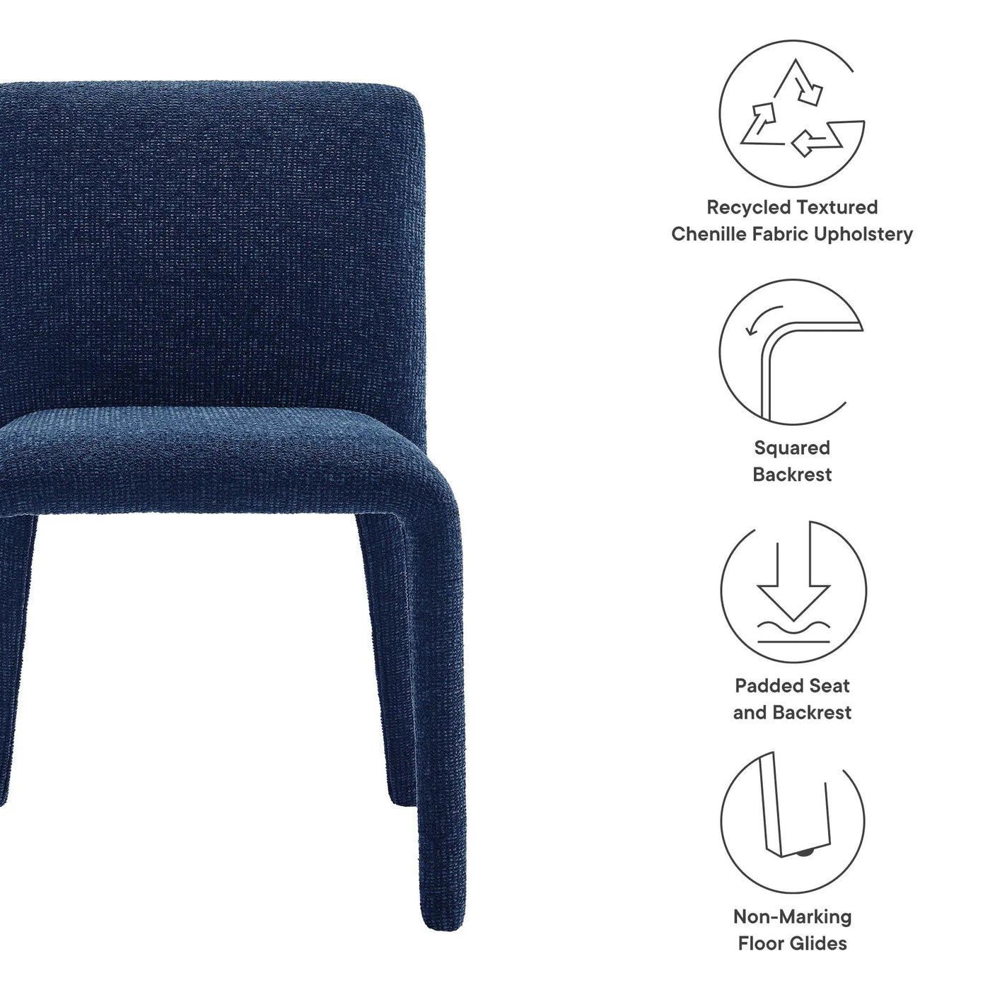 Rhodes Fabric Upholstered Dining Chair by Modway by HouseOfZazla