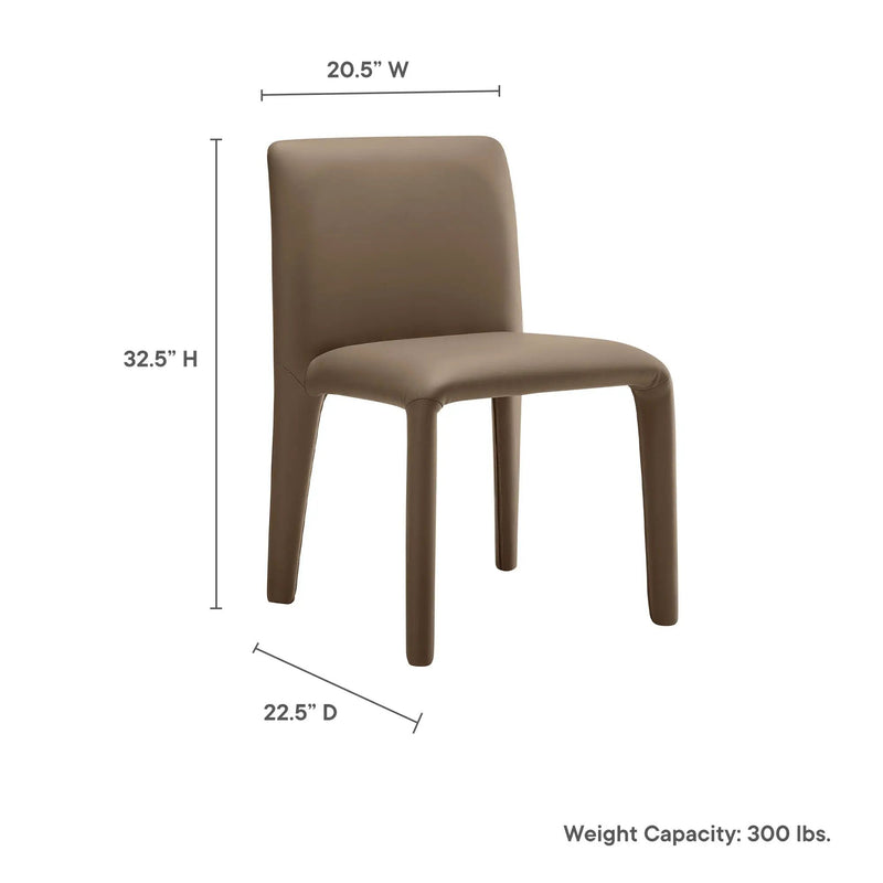 Rhodes Vegan Leather Upholstered Dining Chair by Modway by HouseOfZazla