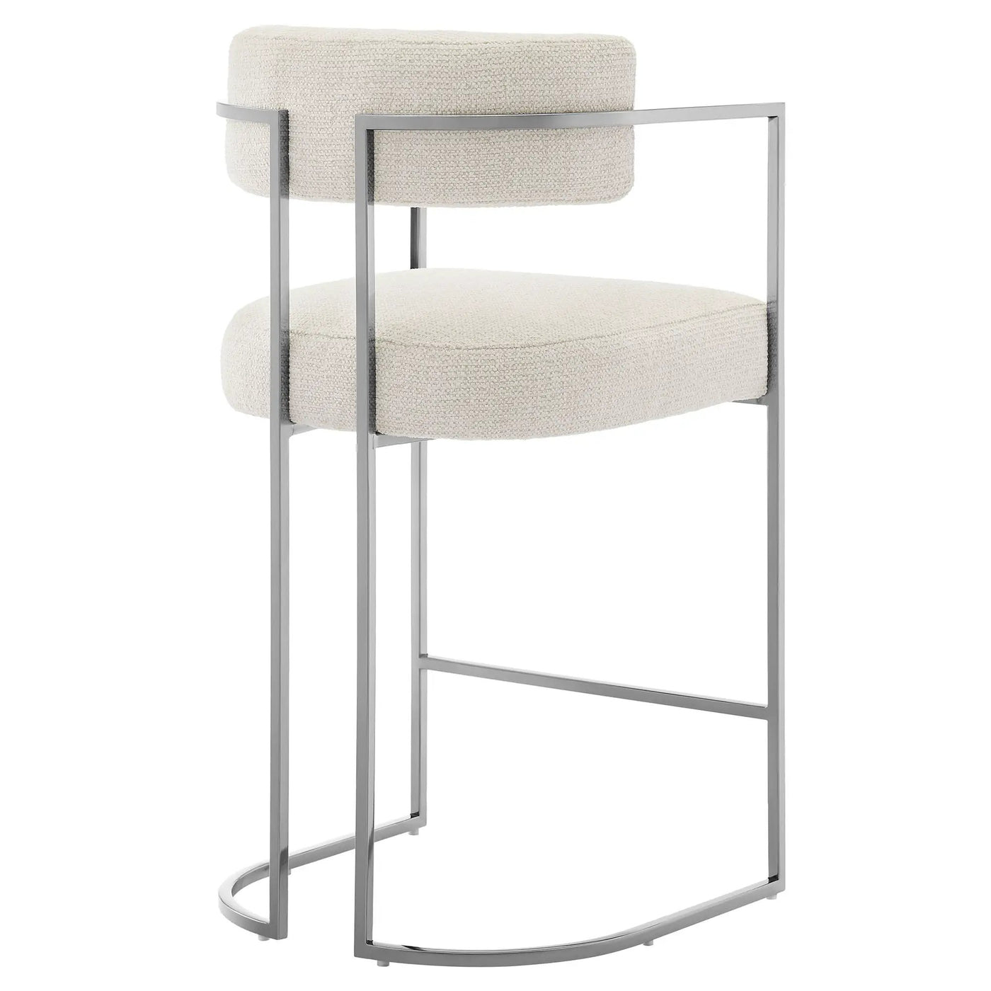 Huron Curved Back Fabric and Metal Counter Stool by Modway by HouseOfZazla