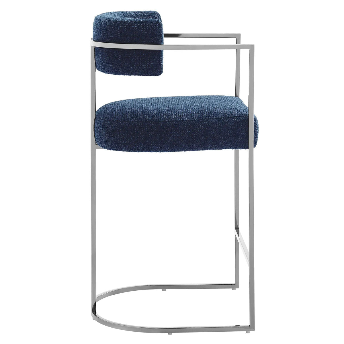 Huron Curved Back Fabric and Metal Counter Stool by Modway by HouseOfZazla
