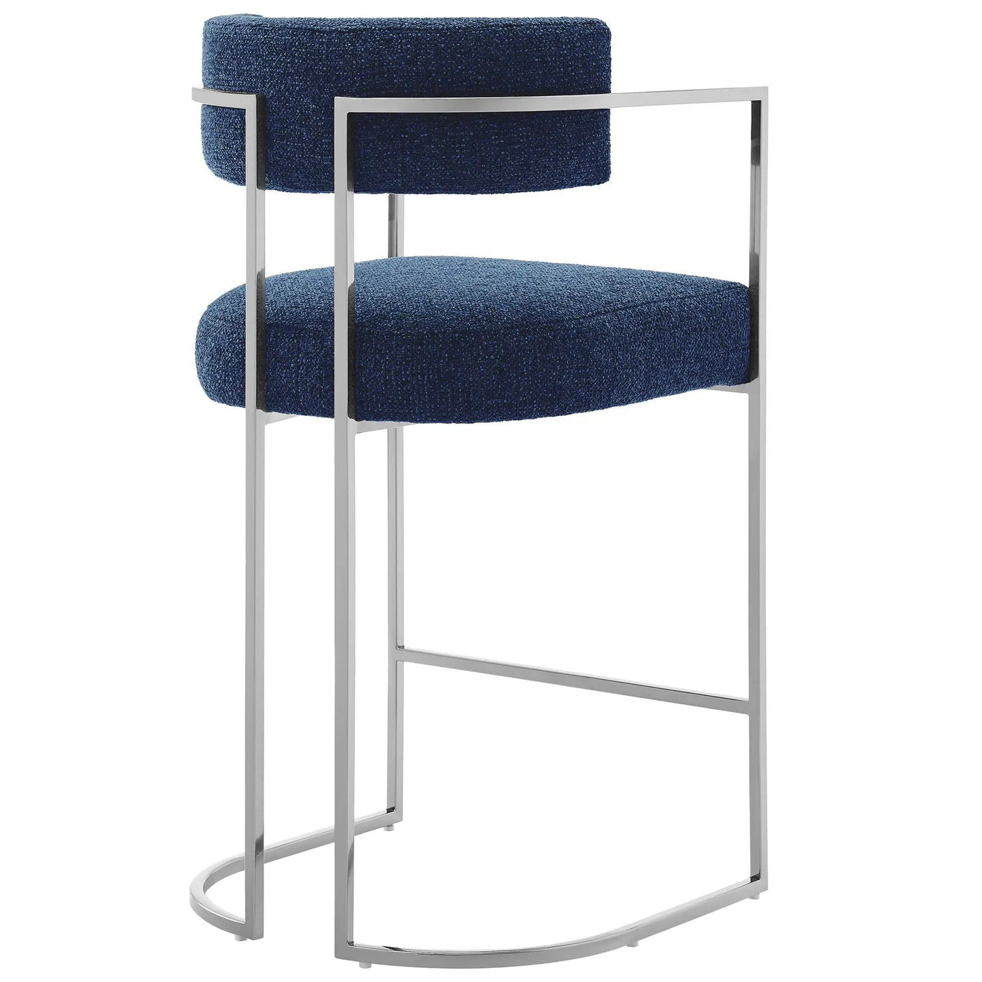 Huron Curved Back Fabric and Metal Counter Stool by Modway by HouseOfZazla