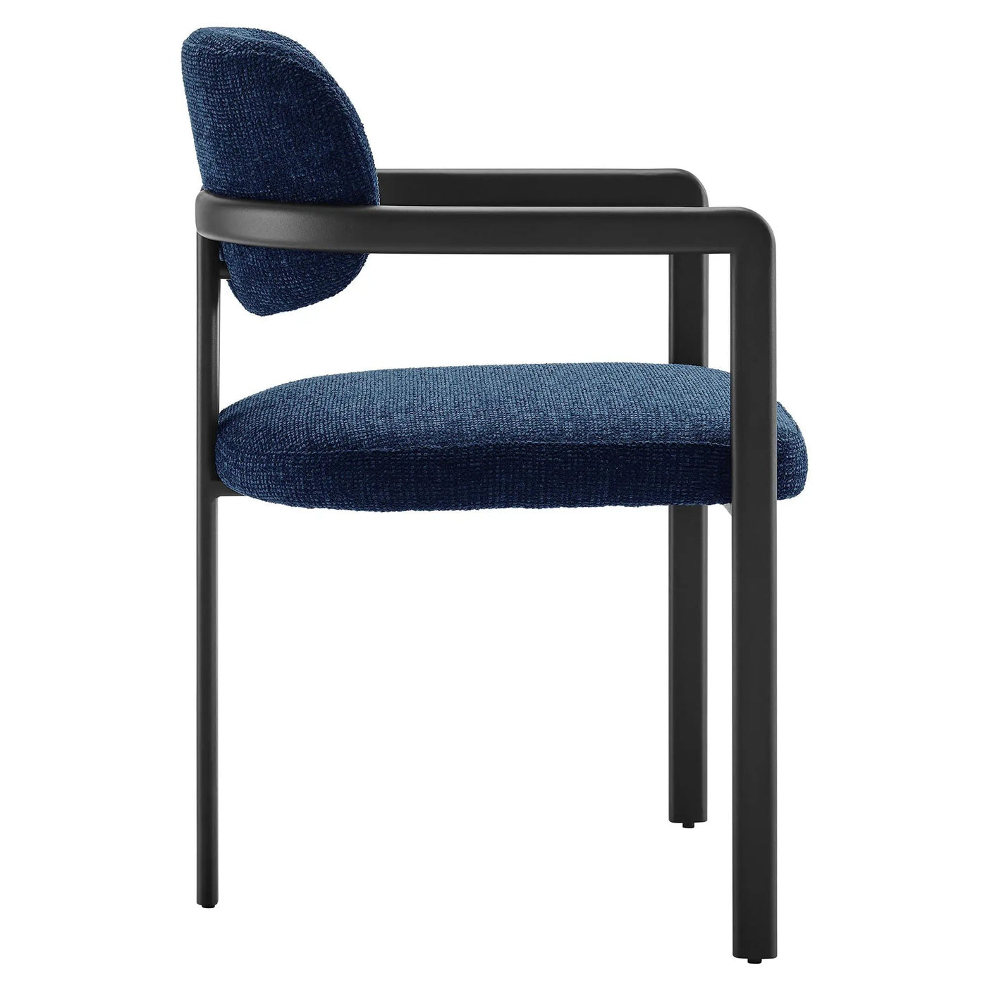 Elio Barrel Fabric and Metal Dining Chair by Modway by HouseOfZazla