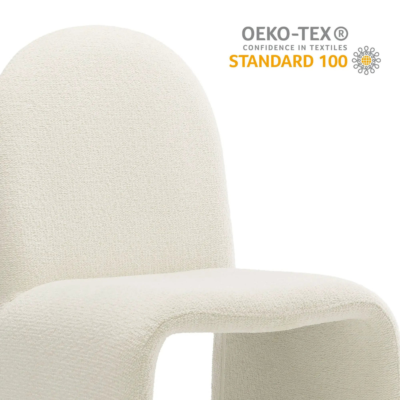 Junia Boucle Upholstered Armless Dining Chair by Modway by HouseOfZazla