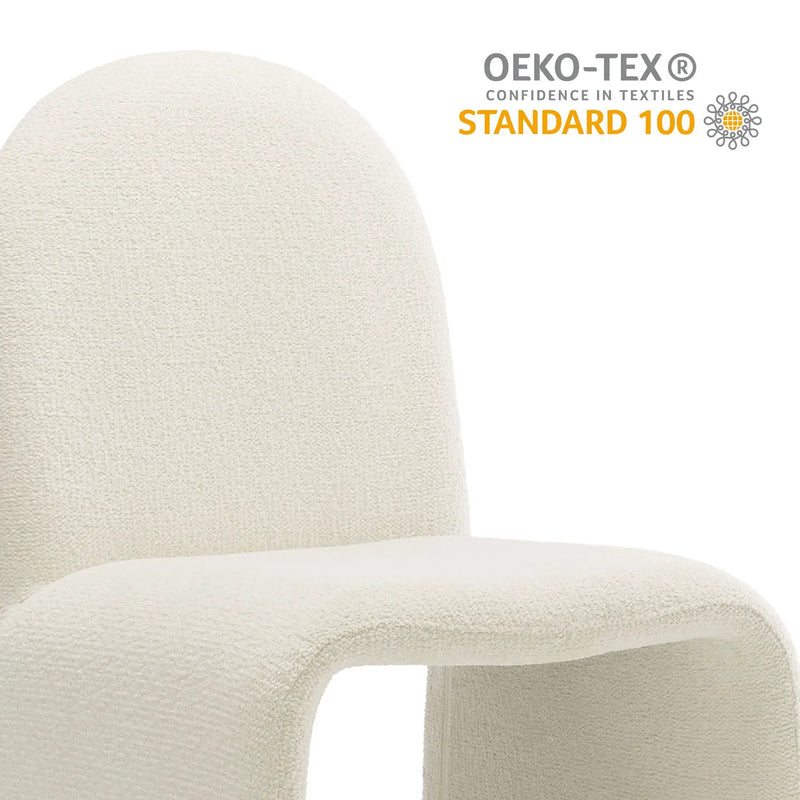 Junia Boucle Upholstered Armless Dining Chair by Modway by HouseOfZazla