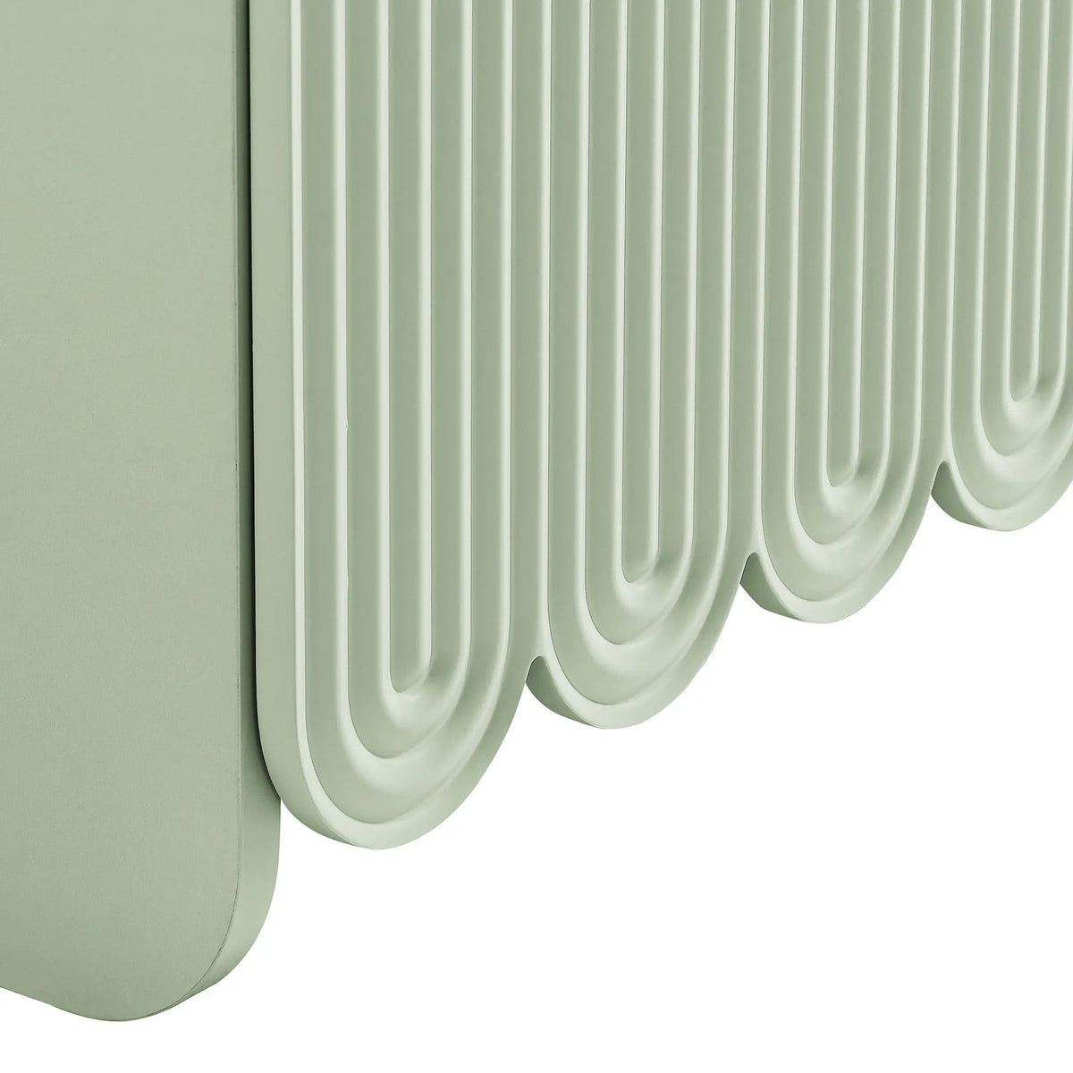 Dahlia Fluted and Scalloped Sideboard Storage Cabinet by HouseOfZazla