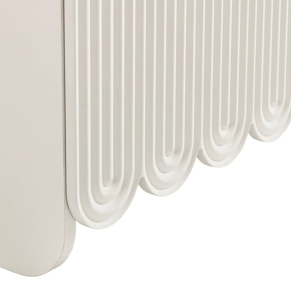 Dahlia Fluted and Scalloped Sideboard Storage Cabinet by HouseOfZazla
