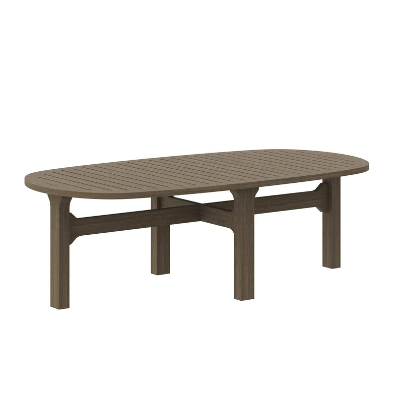 Saratoga Oval Outdoor Patio Teak Wood Coffee Table by Modway by HouseOfZazla