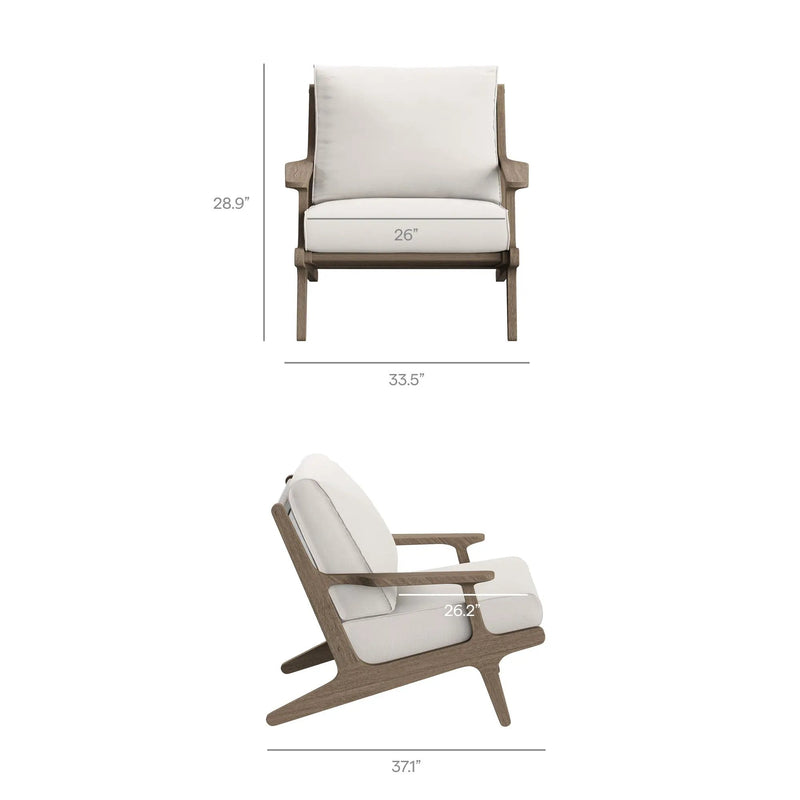 Saratoga Outdoor Patio Teak Wood Armchair by Modway by HouseOfZazla