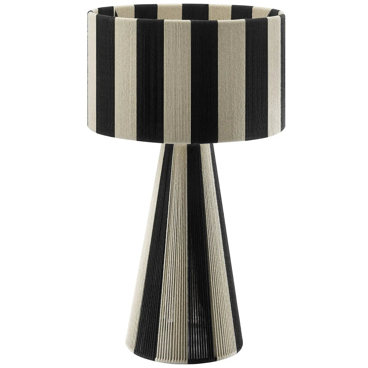 Renae Handwoven Cotton Thread Striped Table Lamp by Modway by HouseOfZazla
